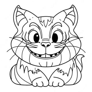 Page A Colorier Du Chat De Cheshire 35683-29680