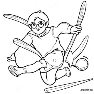 Page A Colorier Quidditch De Harry Potter 35703-29695