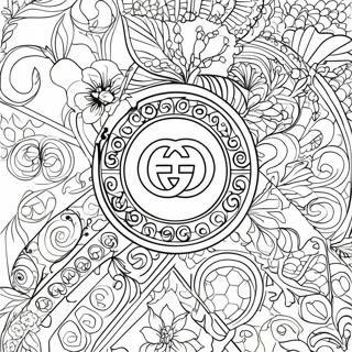 Page A Colorier Logo Gucci 35743-29727