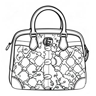 Page A Colorier Sac A Main Gucci 35744-29729