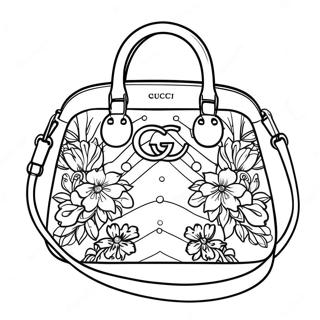 Page A Colorier Sac A Main Gucci 35744-29730