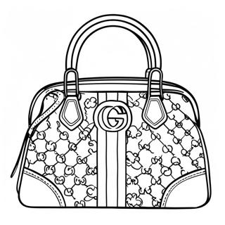 Page A Colorier Sac A Main Gucci 35744-29731