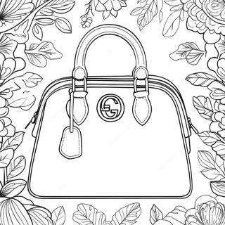 Page A Colorier Sac A Main Gucci 35744-29732