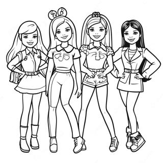 Page A Colorier Aventure De Barbie Skipper Et Ses Amis 35754-29737