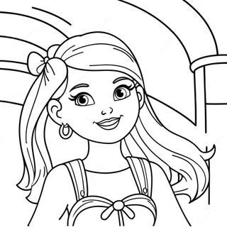 Page A Colorier Aventure De Barbie Skipper Et Ses Amis 35754-29740