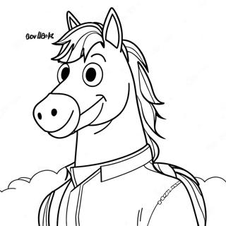 Bojack Horseman Pages À Colorier