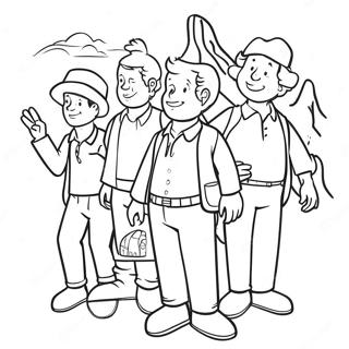 Page A Colorier Santiago Et Ses Amis En Aventure 35864-29825