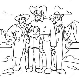 Page A Colorier Santiago Et Ses Amis En Aventure 35864-29827