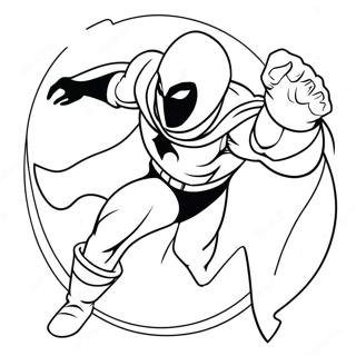 Page A Colorier Moon Knight En Action 35884-29842