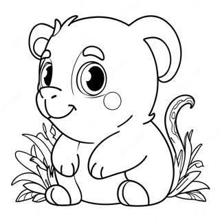 Page A Colorier Un Animal Mignon Et Dur 35893-29950