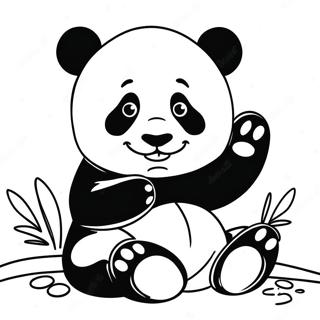 Page A Colorier Un Panda Joueur 35894 29948