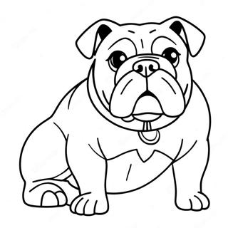 Page A Colorier Bulldog 3589-2916