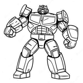 Ironhide En Pose De Combat Page A Colorier 35934-29883