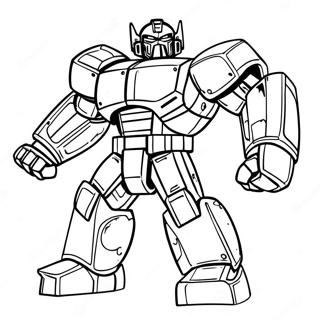 Ironhide En Pose De Combat Page A Colorier 35934-29884