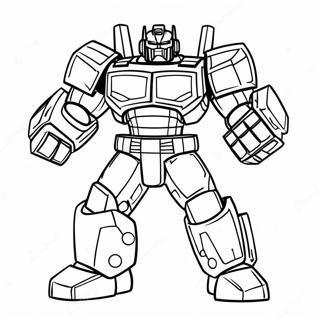 Ironhide En Pose De Combat Page A Colorier 35934-29977