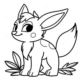 Leafeon Pages À Colorier