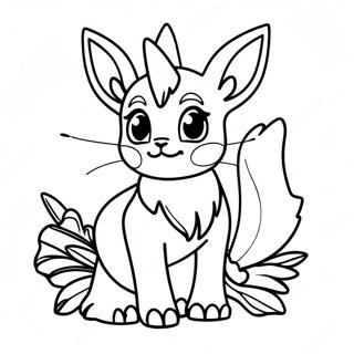 Page A Colorier Leafeon 36093-30107