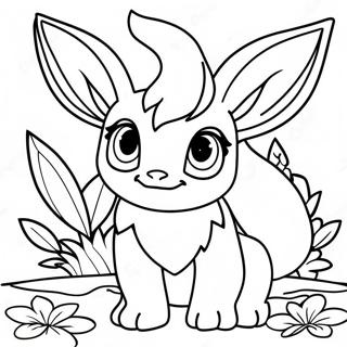 Page A Colorier Leafeon 36093-30108