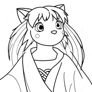 Page A Colorier Inuyasha 36123-30134