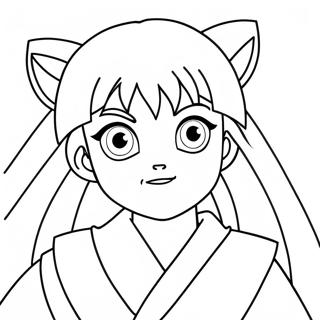 Page A Colorier Inuyasha 36123-30136