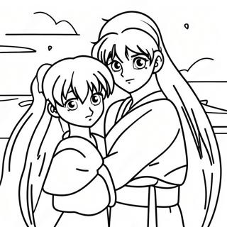 Inuyasha Pages À Colorier