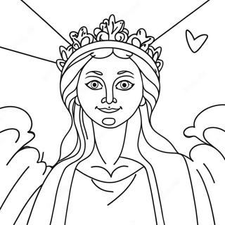 Dieu Est Amour Pages À Colorier