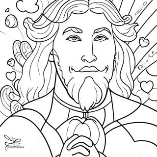 Dieu Est Amour Page A Colorier 36163-30171