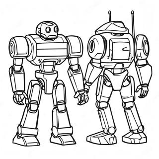 Robots De Guerre Pages À Colorier