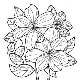 Page A Colorier Fleur Dhydrangea 36183-30173