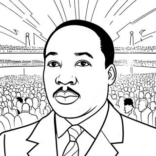 Page A Colorier Du Discours Inspirant De Martin Luther King Jr 36294-30271