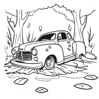 Page A Colorier De Scene Daccident De Voiture 36333-30300