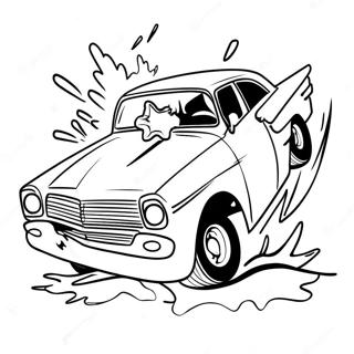 Page A Colorier Daccident De Voiture Excitant 36334-30301