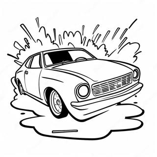 Page A Colorier Daccident De Voiture Excitant 36334-30302