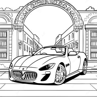 Page A Colorier De Voiture De Sport Maserati 36354-30319