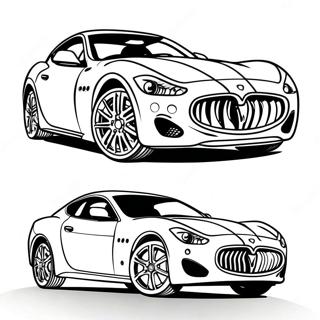 Page A Colorier De Voiture De Sport Maserati 36354-30320