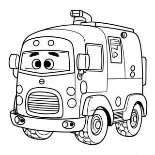 Page A Colorier Robocar Poli 36404-30346