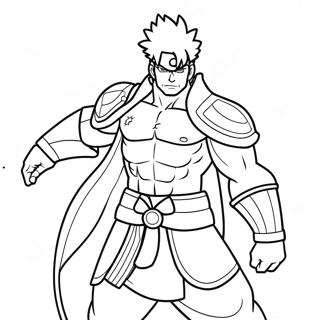 Page A Colorier Kirishima En Costume De Heros 36475-30392