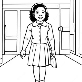 Ruby Bridges Pages À Colorier