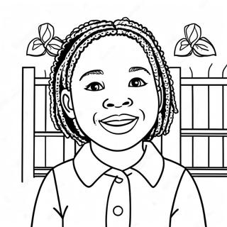 Page A Colorier Inspirante De Ruby Bridges 36484-30394