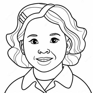 Page A Colorier Inspirante De Ruby Bridges 36484-30396