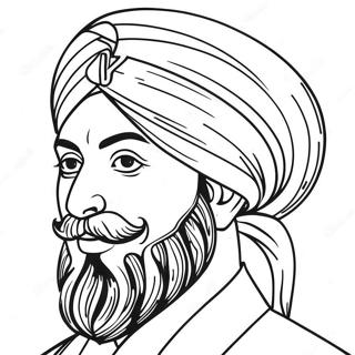 Page A Colorier Sikh 36494-30418