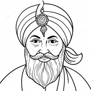 Page A Colorier Sikh 36494-30419