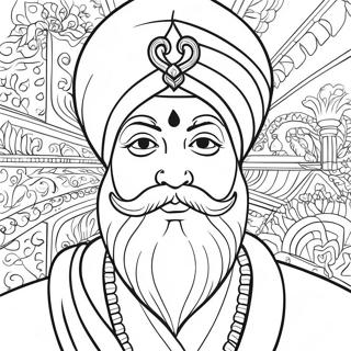 Page A Colorier Sikh 36494-30420