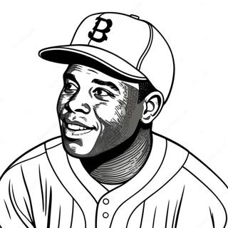 Page A Colorier Jackie Robinson 36504-30423