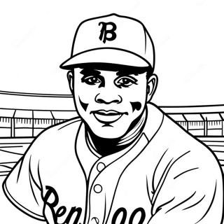 Page A Colorier Jackie Robinson 36504-30424