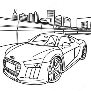 Page A Colorier De Voiture De Sport Audi 36545-30463