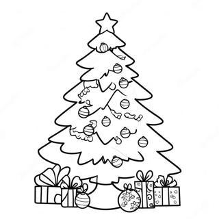 Page A Colorier Dun Sapin De Noel Festif 36746-30612