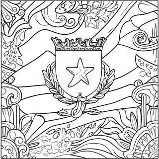 Page A Colorier Du Drapeau De La Jamaique 36755-30624