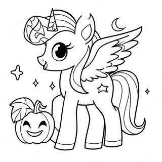 Page A Colorier My Little Pony Halloween 36765-30627