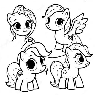 Page A Colorier Des Personnages My Little Pony Effrayants 36766-30638